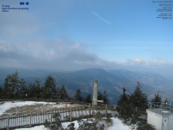 Pohled na jihozápad, Smrk