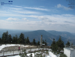 Pohled na jihozápad, Smrk