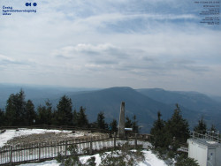 Pohled na jihozápad, Smrk