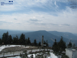 Pohled na jihozápad, Smrk