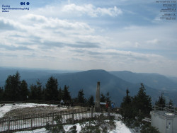 Pohled na jihozápad, Smrk