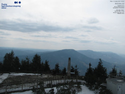 Pohled na jihozápad, Smrk