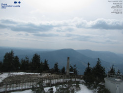 Pohled na jihozápad, Smrk