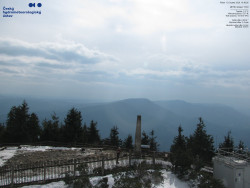 Pohled na jihozápad, Smrk