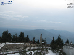 Pohled na jihozápad, Smrk