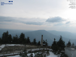 Pohled na jihozápad, Smrk