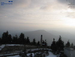 Pohled na jihozápad, Smrk