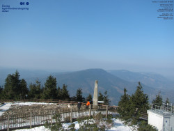 Pohled na jihozápad, Smrk