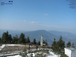 Pohled na jihozápad, Smrk