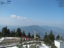 Pohled na jihozápad, Smrk