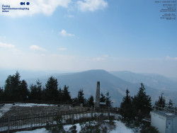 Pohled na jihozápad, Smrk