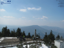 Pohled na jihozápad, Smrk