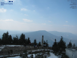 Pohled na jihozápad, Smrk