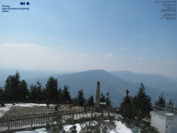 Pohled na jihozápad, Smrk