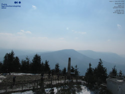 Pohled na jihozápad, Smrk