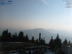 Pohled na jihozápad, Smrk