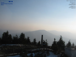 Pohled na jihozápad, Smrk