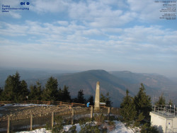 Pohled na jihozápad, Smrk