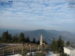 Pohled na jihozápad, Smrk