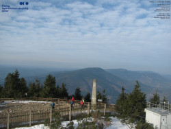 Pohled na jihozápad, Smrk