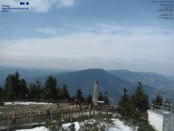 Pohled na jihozápad, Smrk