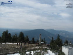 Pohled na jihozápad, Smrk