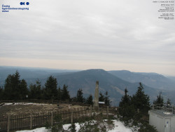 Pohled na jihozápad, Smrk