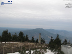 Pohled na jihozápad, Smrk