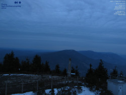 Pohled na jihozápad, Smrk