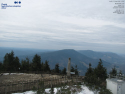 Pohled na jihozápad, Smrk