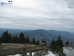 Pohled na jihozápad, Smrk