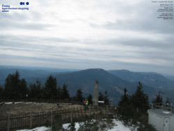 Pohled na jihozápad, Smrk