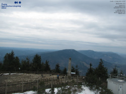 Pohled na jihozápad, Smrk