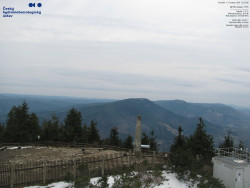 Pohled na jihozápad, Smrk