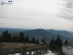 Pohled na jihozápad, Smrk