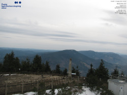 Pohled na jihozápad, Smrk