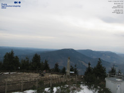 Pohled na jihozápad, Smrk