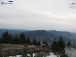 Pohled na jihozápad, Smrk