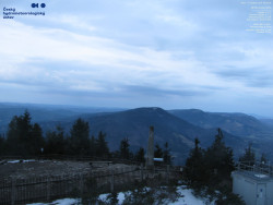 Pohled na jihozápad, Smrk