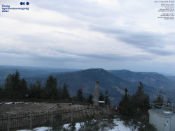 Pohled na jihozápad, Smrk