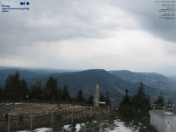 Pohled na jihozápad, Smrk