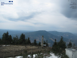 Pohled na jihozápad, Smrk