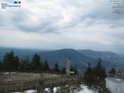 Pohled na jihozápad, Smrk