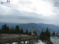 Pohled na jihozápad, Smrk