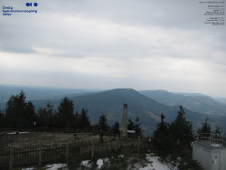 Pohled na jihozápad, Smrk