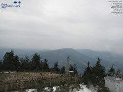 Pohled na jihozápad, Smrk