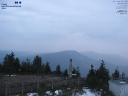 Pohled na jihozápad, Smrk