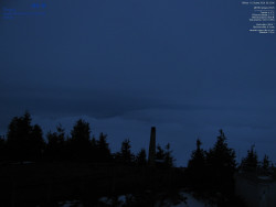 Pohled na jihozápad, Smrk