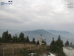 Pohled na jihozápad, Smrk