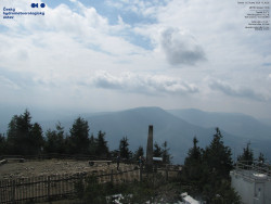 Pohled na jihozápad, Smrk